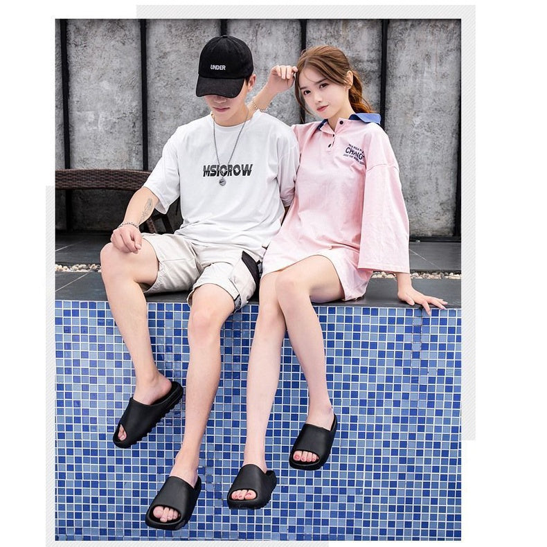 MOOSII Yeezy Slide Kanye Men's and Women's Casual Slippers Lelaki Perempuan Slipar