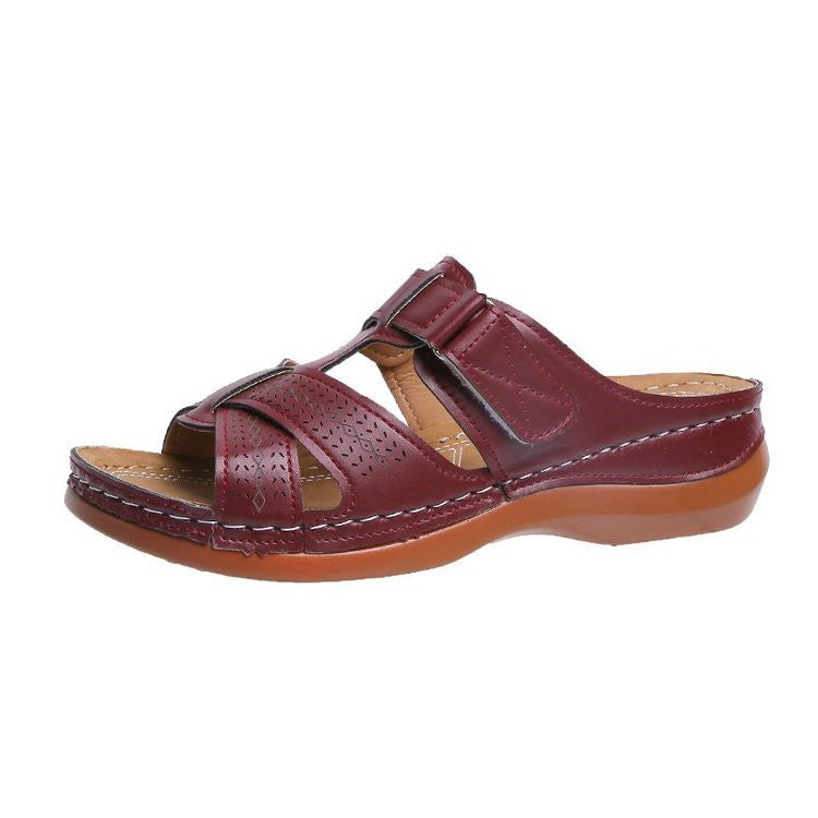 MOOSII Women Wedge Sandals Kasut Perempuan Selipar Wanita YL18 Ready Stock