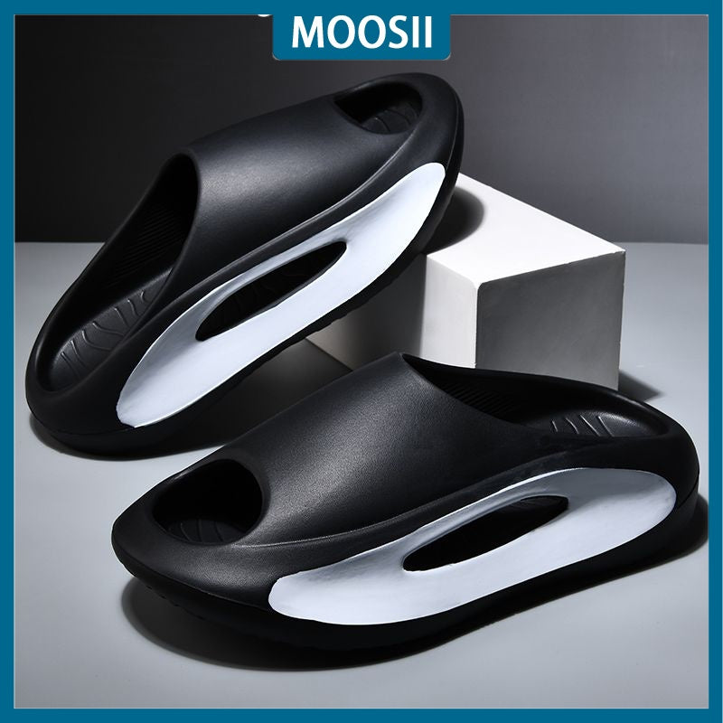 MOOSII Men's Sandals selipar tebal selipar lelaki sandal perempuan Unisex Slippers kasut pantai EVA 3 colors size 36-45