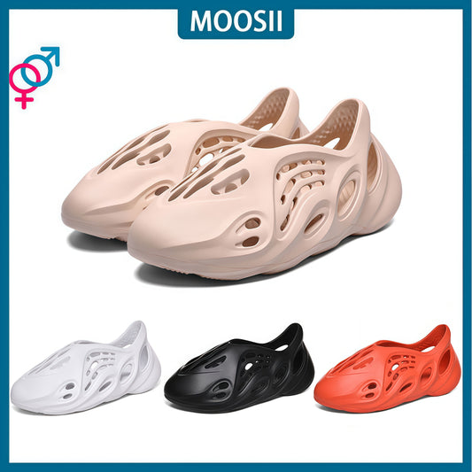 MOOSII Ready Stock Hole shoes Women&Men slippers Couple sandals outdoor fashion sports sandal beach shoes Unisex size:35-46 YL406