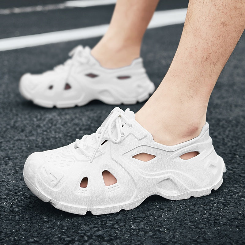 MOOSII Men's Shoes sandal bertali lelaki Sandals sandal lelaki Fashion Breathable Anti-Slip