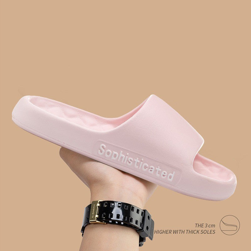 MUSHI COD Women's Shoes Flat Sandals Indoor Slippers Fashion Anti-slip Men's Slippers & K402