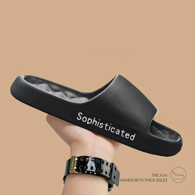 MUSHI COD Women's Shoes Flat Sandals Indoor Slippers Fashion Anti-slip Men's Slippers & K402