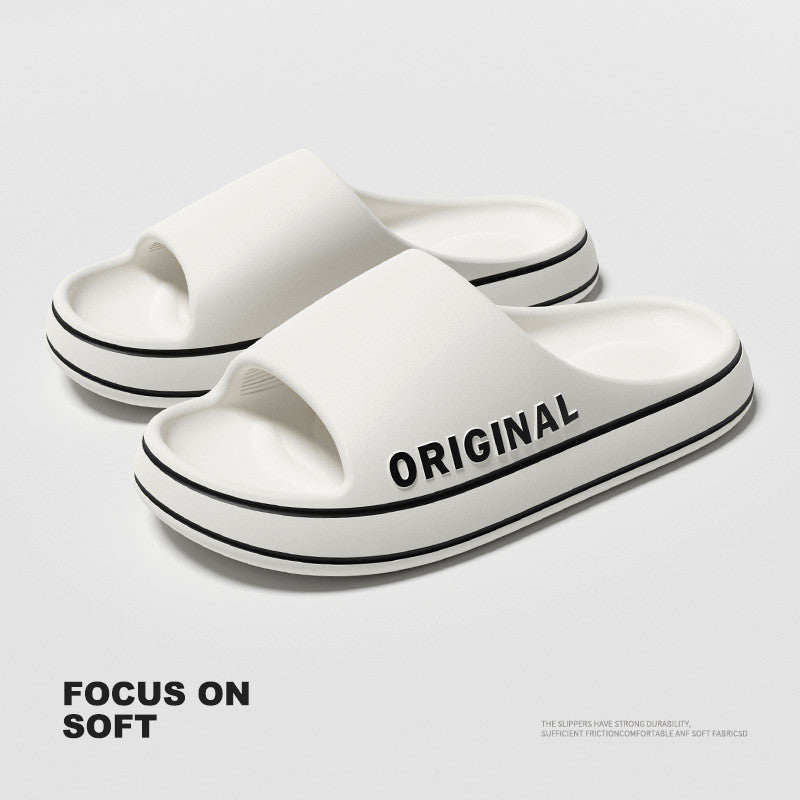 MOOSII Summer Simple High-End Outdoor Home Couple Style Bathroom Anti-slip Men Women Sandals Slippers size 36-45