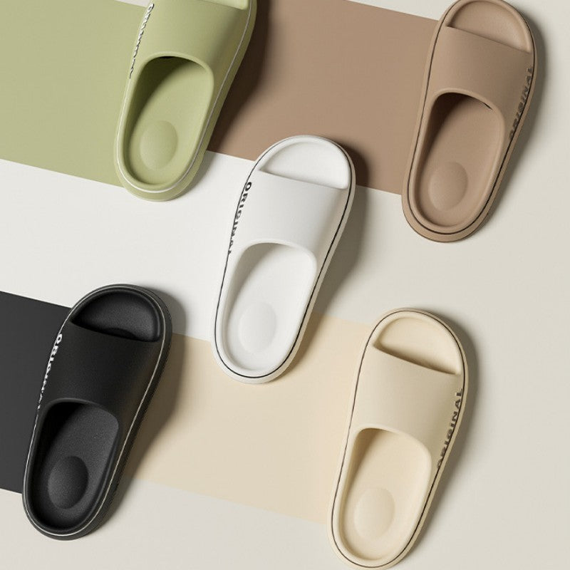 MOOSII Summer Simple High-End Outdoor Home Couple Style Bathroom Anti-slip Men Women Sandals Slippers size 36-45