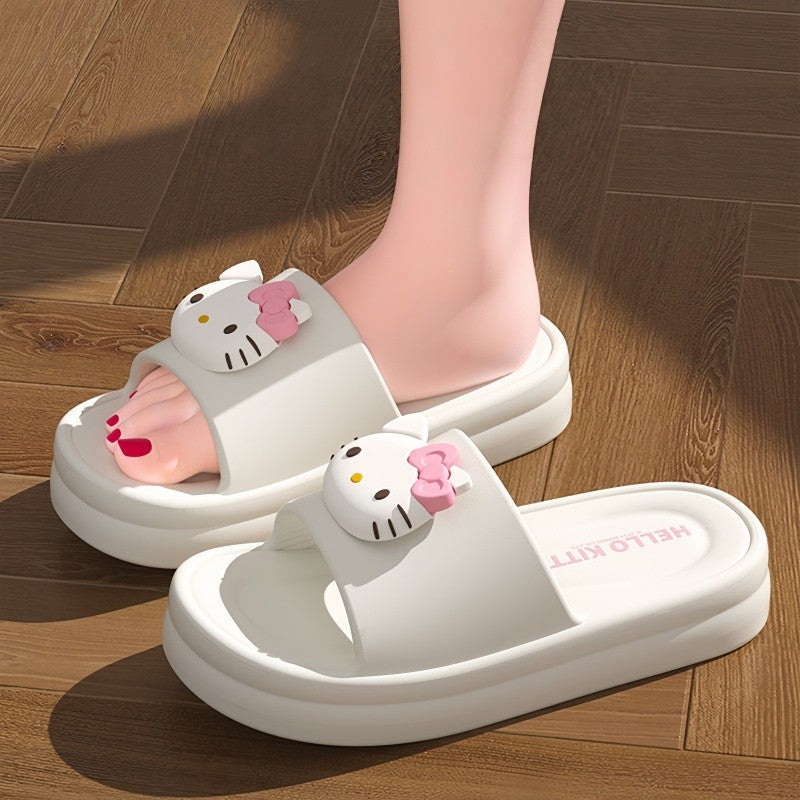 Moosii Ladies Slippers Cute Cartoon Sanrio Children Slippers Comfortable Anti-slip