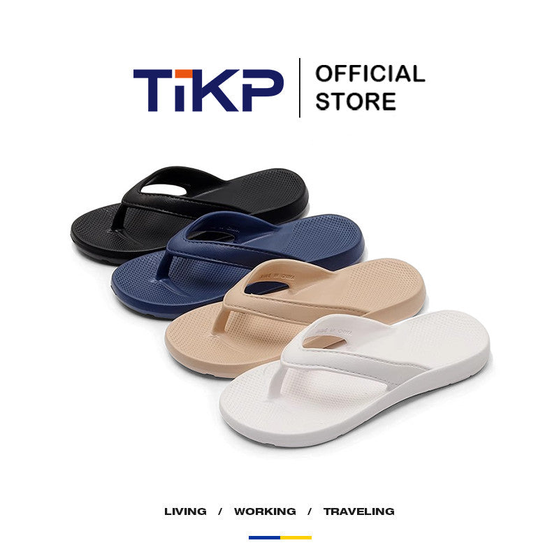 Tikp Fashion Ladies Flip-Flops Men's Slippers Lightweight Comfortable Anti-Slip