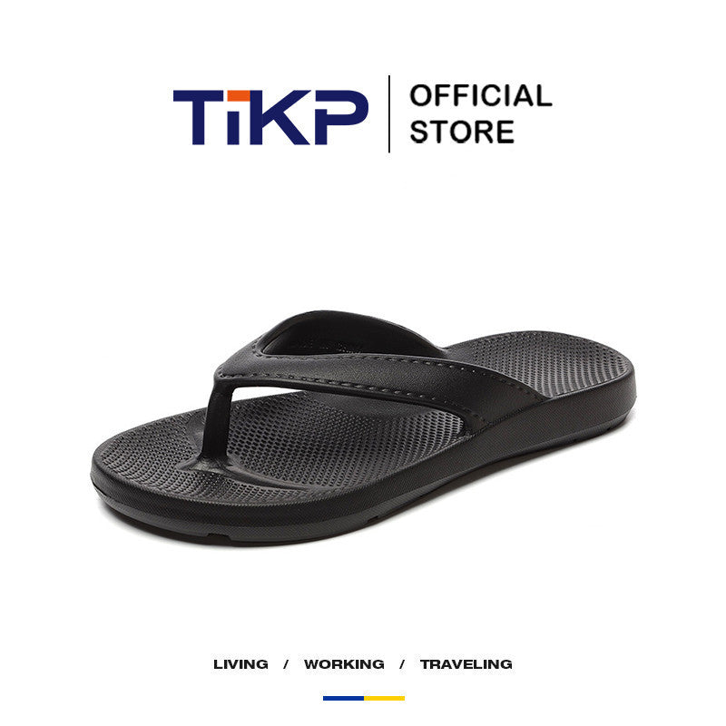 Tikp Fashion Ladies Flip-Flops Men's Slippers Lightweight Comfortable Anti-Slip