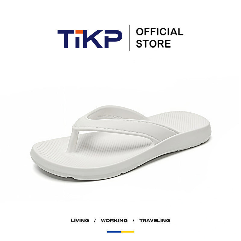 Tikp Fashion Ladies Flip-Flops Men's Slippers Lightweight Comfortable Anti-Slip