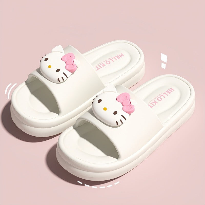 Moosii Ladies Slippers Cute Cartoon Sanrio Children Slippers Comfortable Anti-slip