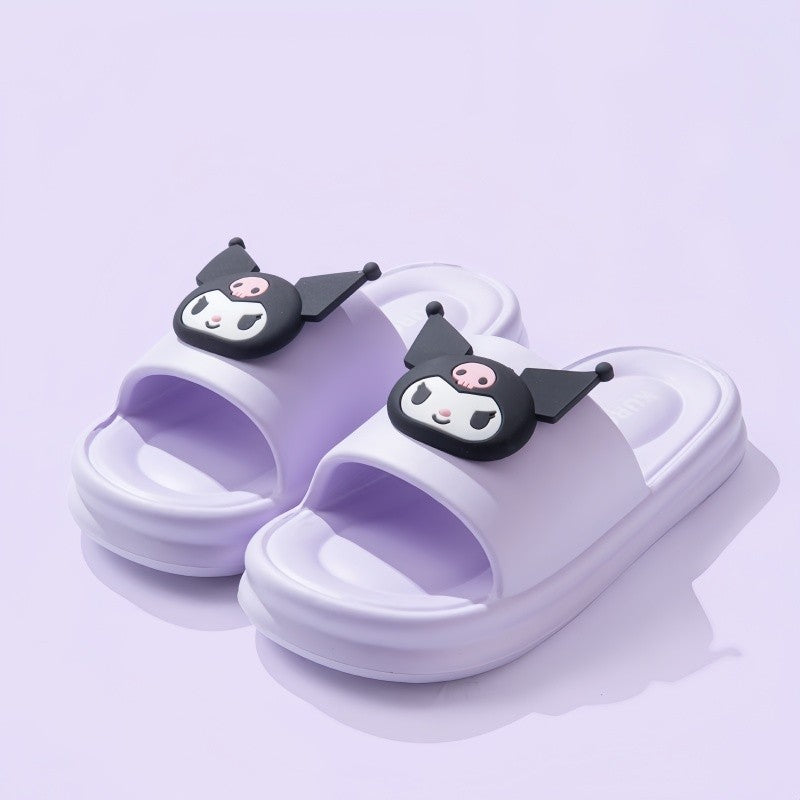 Moosii Ladies Slippers Cute Cartoon Sanrio Children Slippers Comfortable Anti-slip