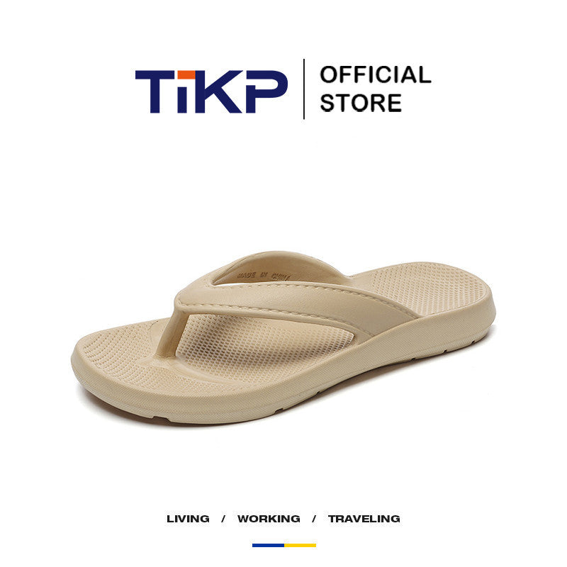 Tikp Fashion Ladies Flip-Flops Men's Slippers Lightweight Comfortable Anti-Slip